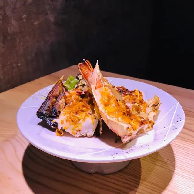 日本海膽燒花竹蝦