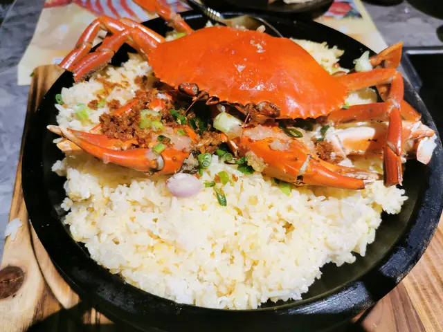 石鍋蒜蓉蟹飯