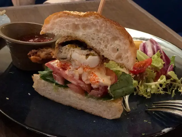 明太子原隻軟殻蟹漢堡