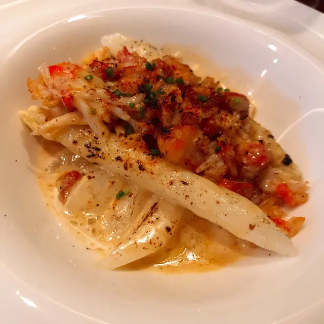 個cream汁很重海鮮味,配上白露荀確是絕配。