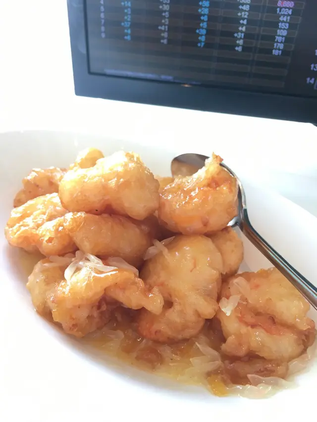 柚子脆蝦球