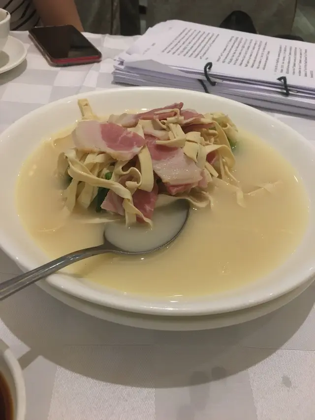 金華火腿咸香完美點綴千頁豆腐同棠生菜