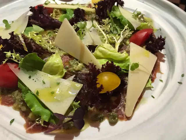 生牛肉簿片沙律