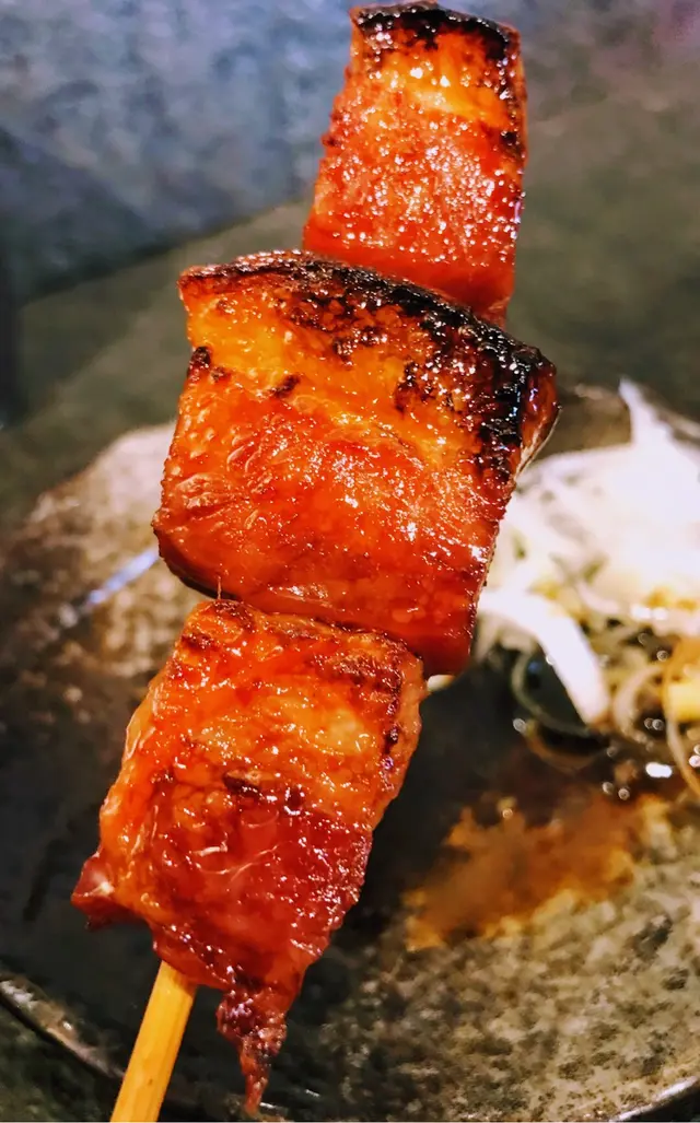 燒黑豚肉串