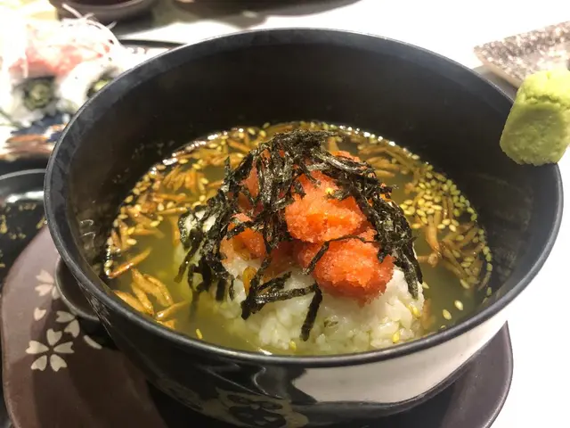 明太子櫻花蝦茶泡飯