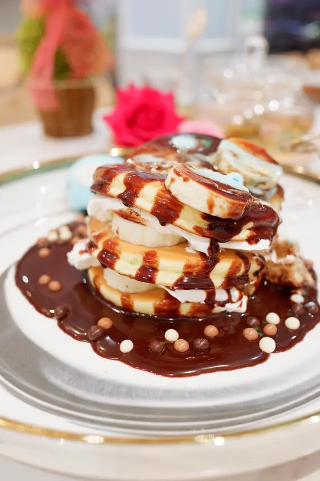 香蕉朱古力配香草雪糕