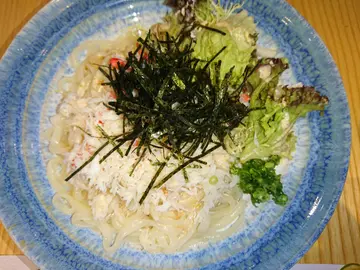 松葉蟹金麻醬冷稻庭