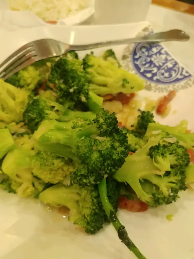 馬介休炒西蘭花