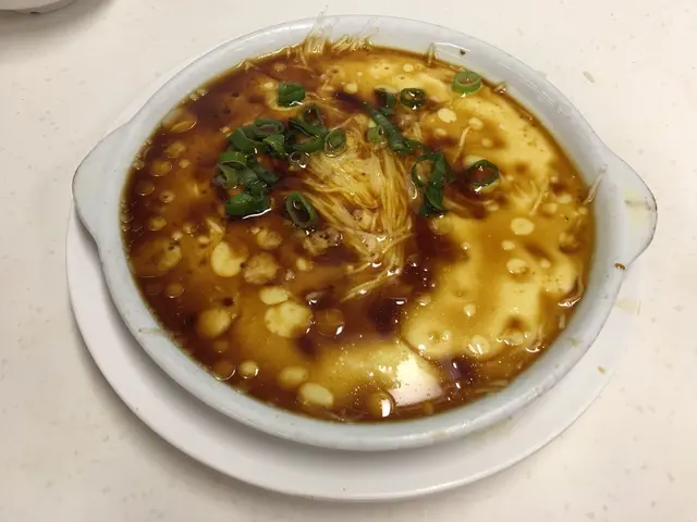 蝦米粉絲蒸水蛋