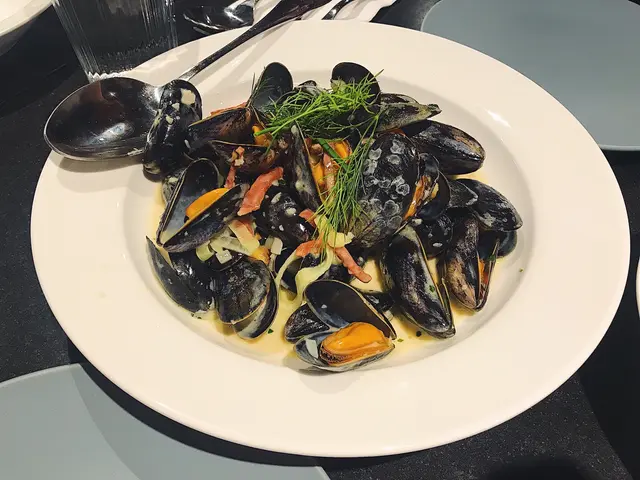 白酒忌廉汁青口