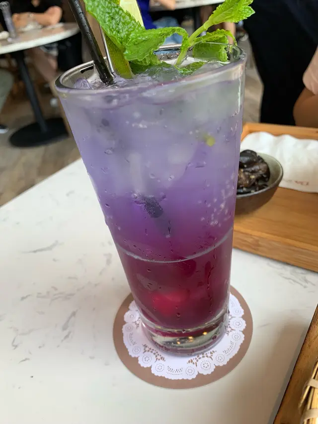 蝶豆花檸檬梳打