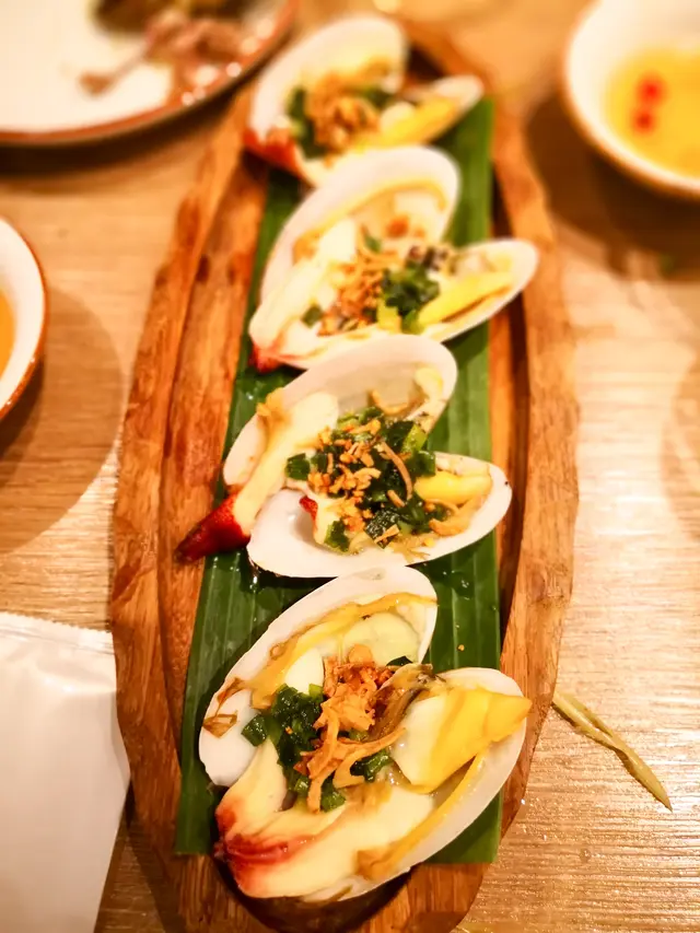 越式焗象拔蚌仔