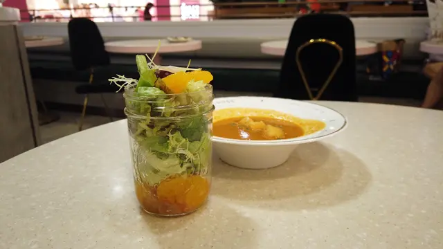 三文魚柚子檸檬玻璃杯沙律