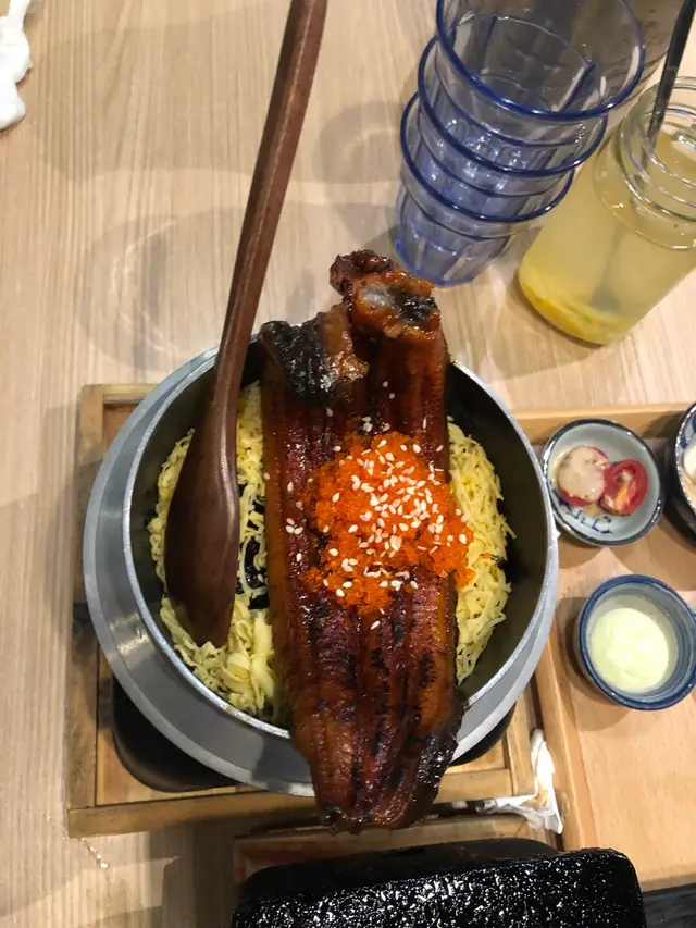 原條鰻魚蟹籽釜飯