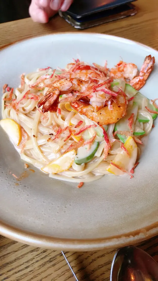 蝦醬蝦乾鮮蝦扁意大利麵