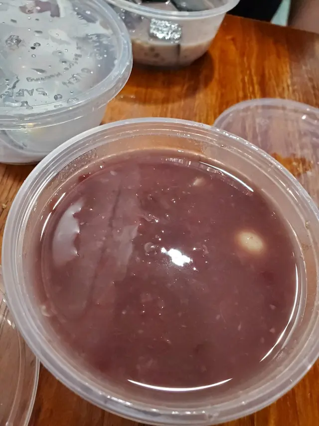 酸宿紅豆沙，拿渣渣咋