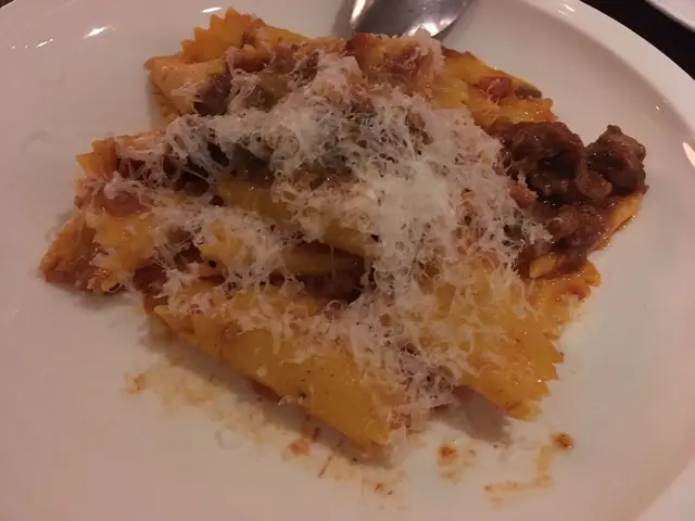 Pasta of the day: Wide Papardelle with Lamb Ragu