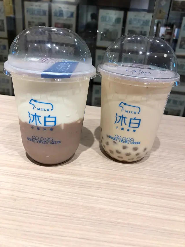 黑糖鮮奶加小芋圓