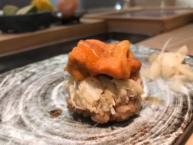 毛蟹と馬糞雲丹