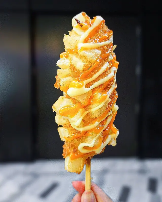 芝薯拉絲熱狗棒