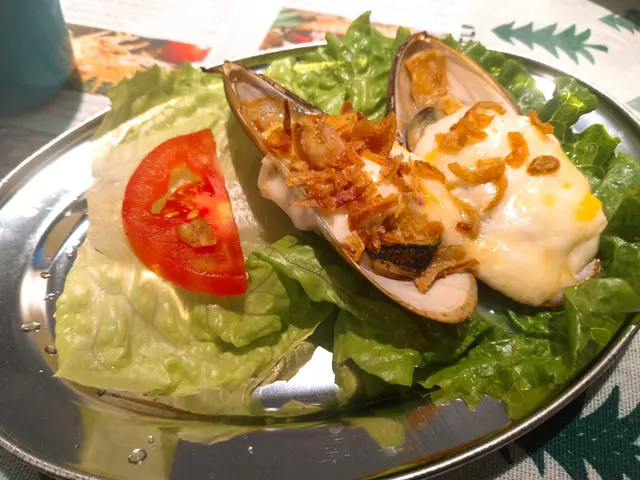 蒜香芝士焗青口