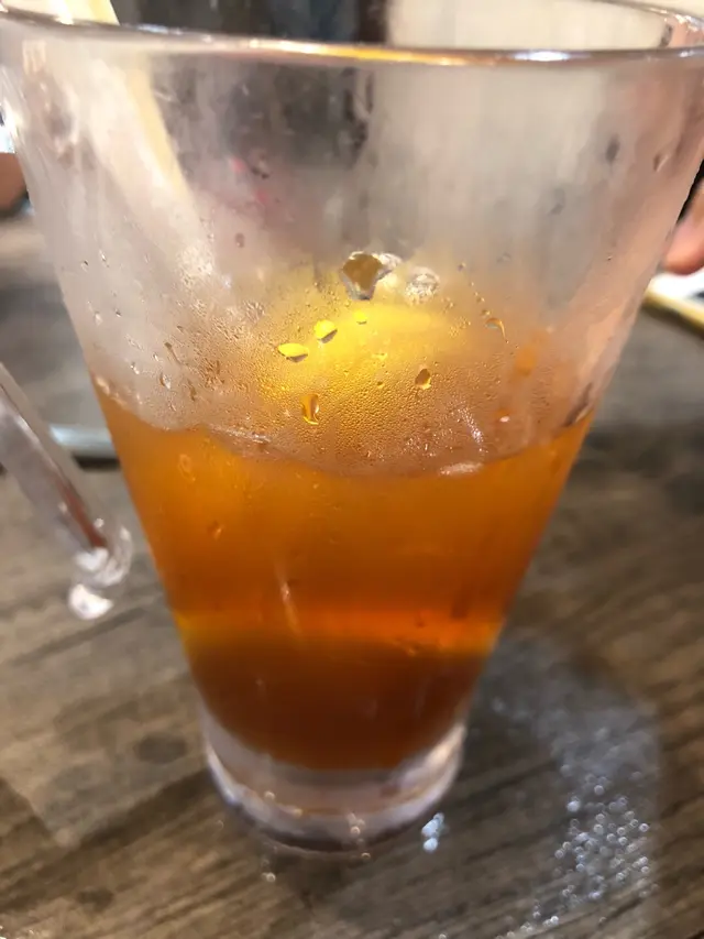 食炸雞髀當然要配上冰凍檸檬茶