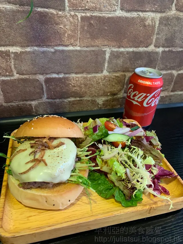 和牛漢堡+田園沙律