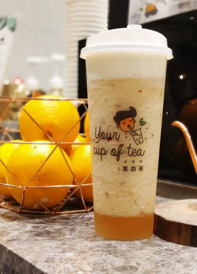 富士蘋果芝芝冰茶