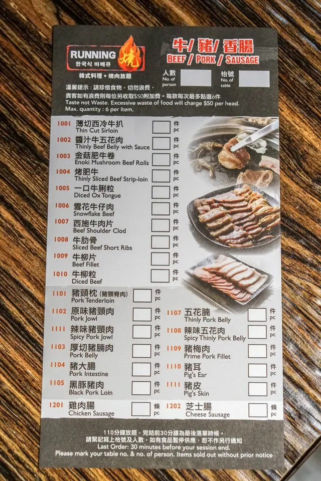 牛/豬/香腸