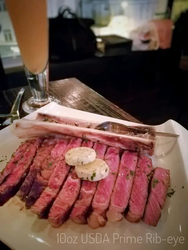 10oz USDA prime rib-eye