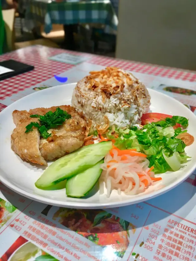 越式香茅豬扒飯