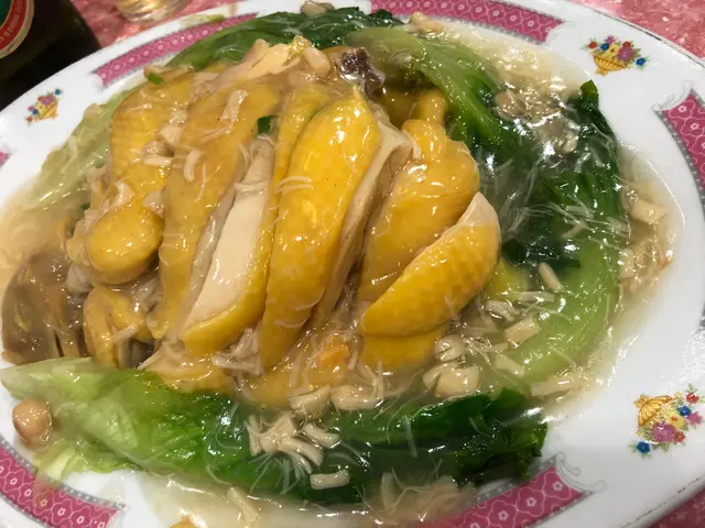 瑤柱菜膽雞半隻