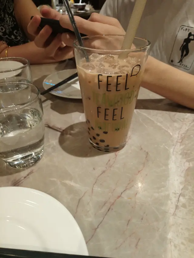 薄荷珍珠奶茶