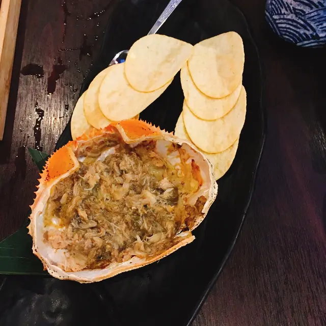 蟹肉蟹膏甲羅燒