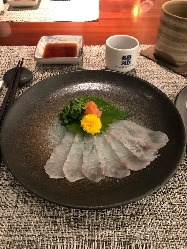 左口魚薄切剌身🐠