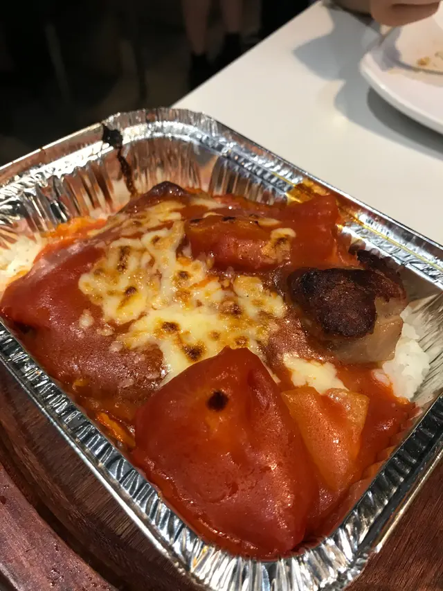鮮茄汁焗豬扒飯