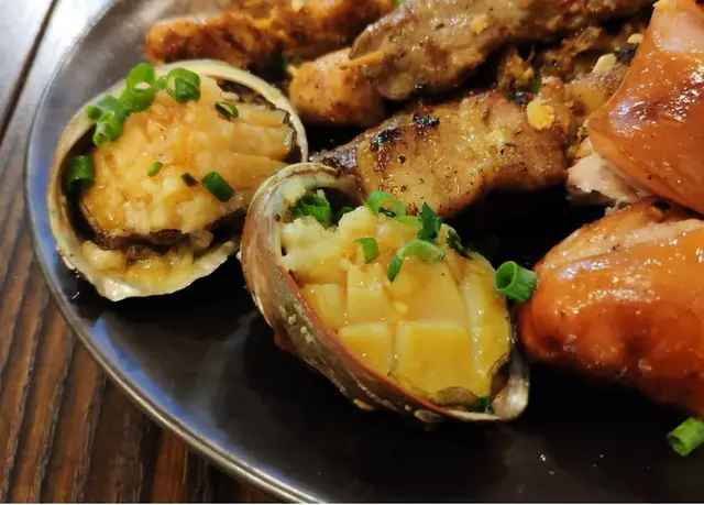 日式磯燒鮑魚