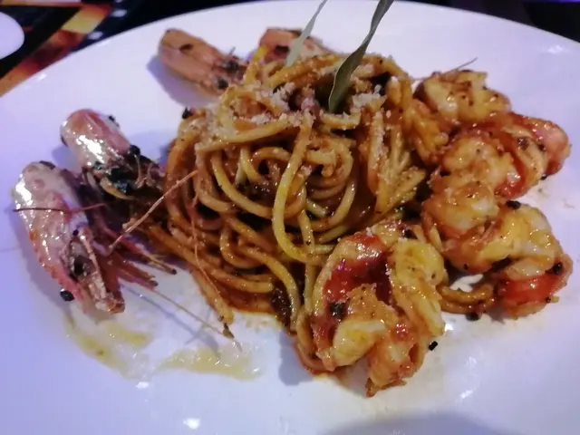 茄汁大蝦炒意大利粉