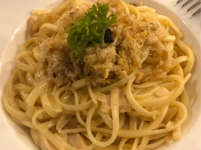 黑松露蟹肉意粉