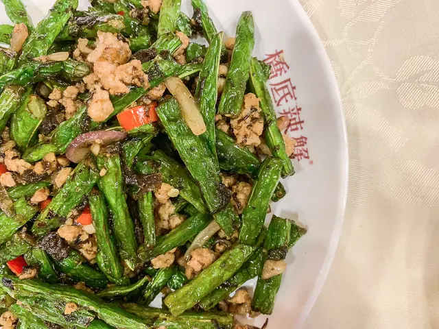 欖菜肉鬆四季豆