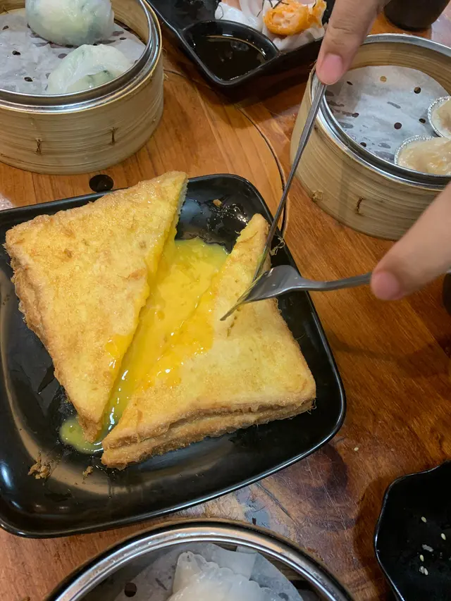 黃金流心西多士