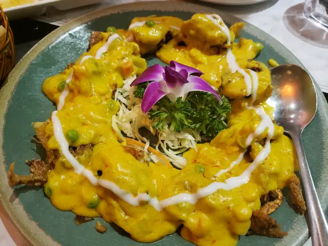 軟殼蟹好味,但咖哩唔ok