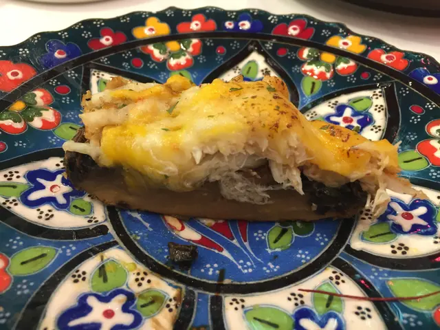 芝士焗蟹肉大啡菇