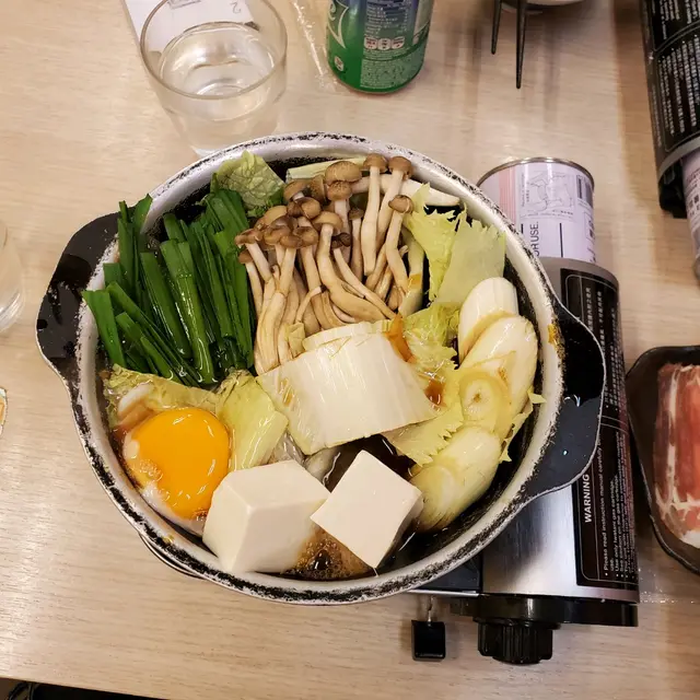 豚肉壽喜燒鍋定食