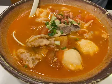 自選烏冬配番茄湯