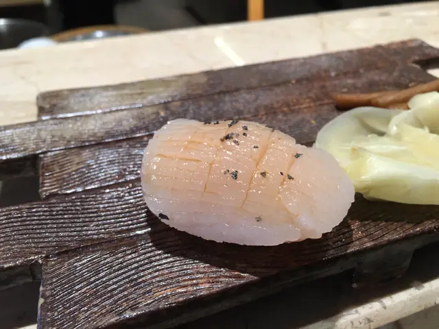 帆立貝配紫菜海鹽