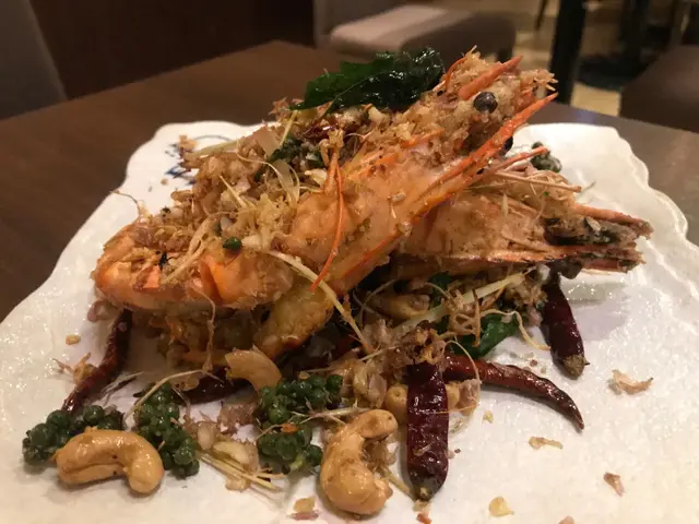 泰式香草炒老虎蝦