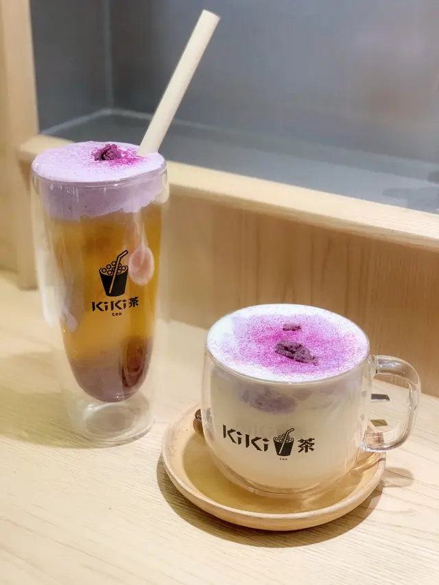 紫薯雪絨迷你芋圓白桃烏龍 