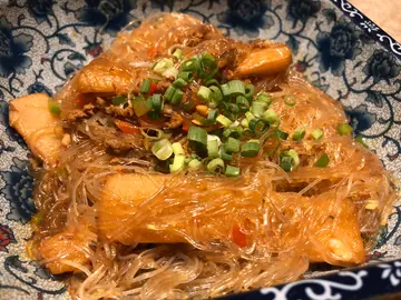 茄子炒粉丝