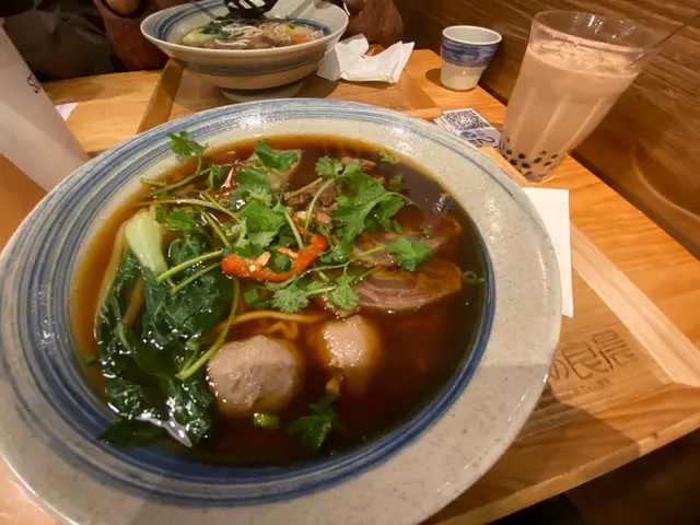 湯底和牛肉一流,唯麵底太少,吃完也不夠飽,而珍珠奶茶亦一般,但此店可以一試的